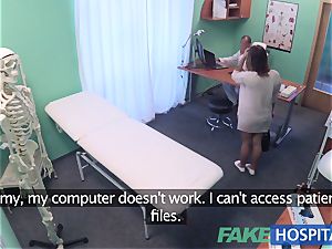 FakeHospital petite steaming Russian teen gets cooter gobbled